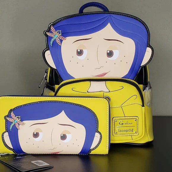 Loungefly | Bags | Loungefly Coraline Laika Raincoat Cosplay  display picture 1